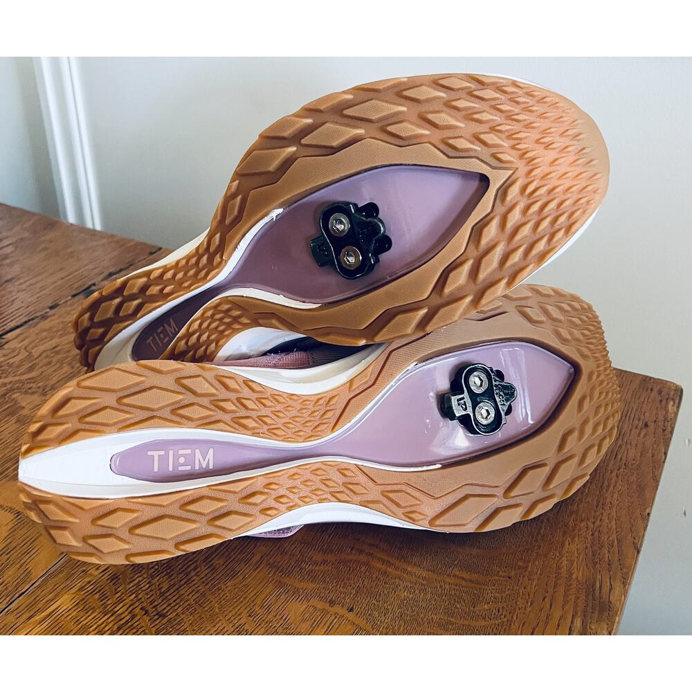 TIEM Slipstream Women's Indoor Cycling Shoes with Cleats, Size 9.5 - Picture 4 of 4